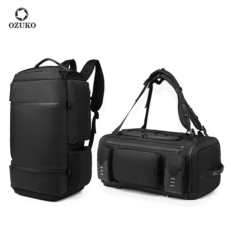 Ozuko 9326 Mochila Antirrobo Camping Hombre Gym Hiking