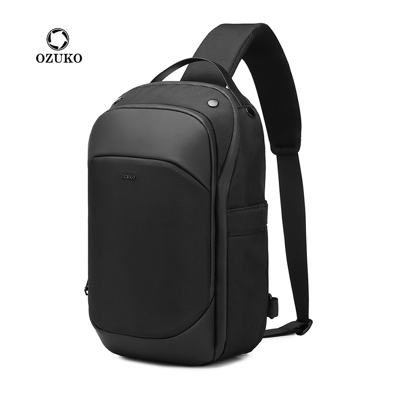 Ozuko 9731 Crossbody Side Bag For Men Minimalist Chest Bags